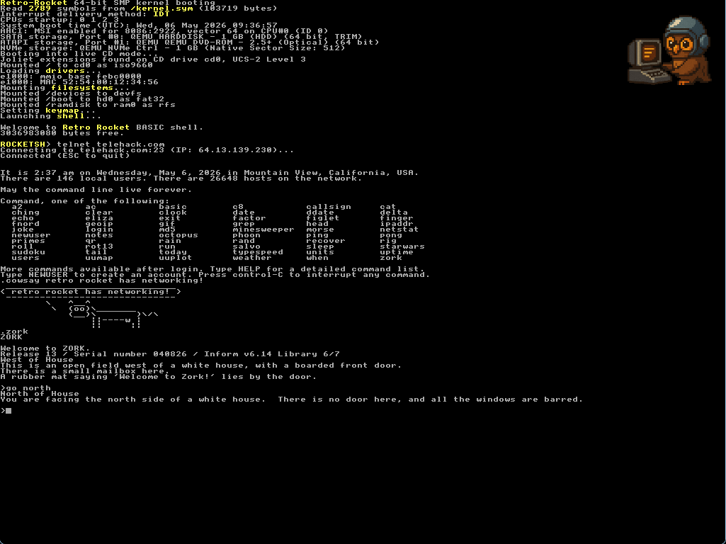 Retro Rocket BASIC-Powered Operating System – Brainbox.cc